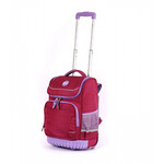 Mochila C/carro Elf 6445A Fucsia 46Cm Abertura En U